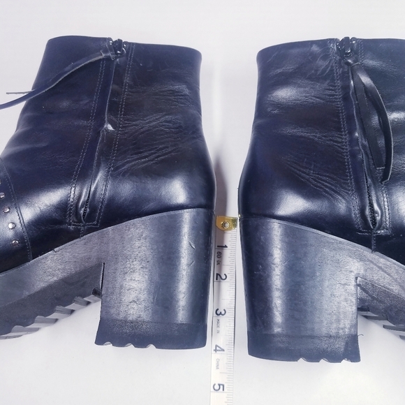 🌸 Thakoon | Moto Leather Platform Boots 41 - Picture 8 of 14